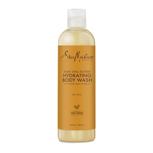 Sheamoisture Hydrating Body Wash for Dry Skin Raw Shea Butter to Cleanse and Hydrate , 13 fl oz