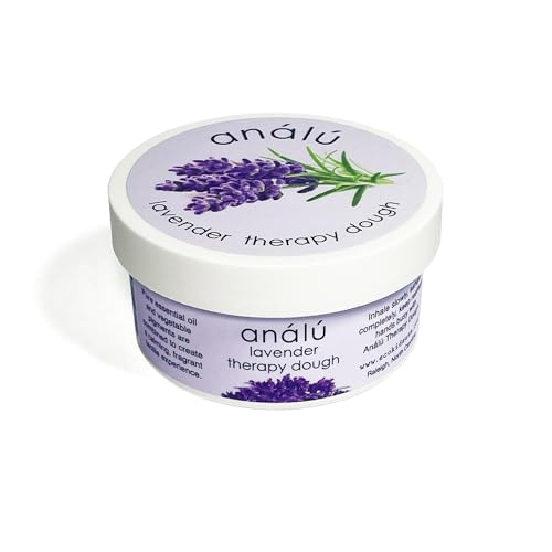 Analu (Lavender) Therapy Dough - Handmade Natural Plant Based Dough for Calming, Relaxation and Aromatherapy (Pack of 1) (Lavender)