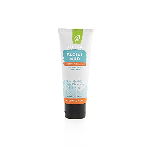 Facial Mud Mask | With Silver, 4 Ounce Tube