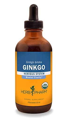 Herbal Supplement | Certified Organic Ginkgo Extract, 4 oz.