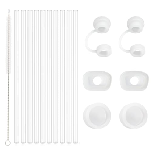 Straw Set | 10 Pack with Spill Stopper for 40 oz & 30 oz Tumblers