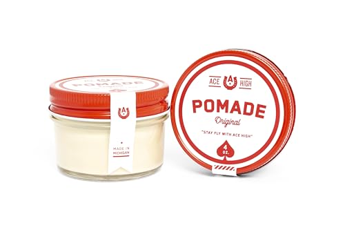 Pomade | Strong Hold, Natural Shine, Water Based, 2-Pack, 4oz