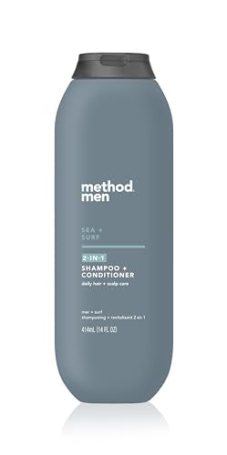 2-in-1 Shampoo and Conditioner | Sea and Surf Scent, Paraben and Phthalate Free, 14 fl oz