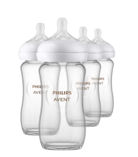 Baby Bottle | 8oz, 4 Pack, Natural Response Nipple