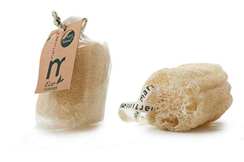 Loofah | 100% Natural Egyptian, Exfoliating Scrubber, 2 Pack, Beige