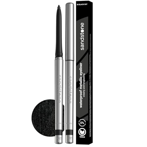 Eyeliner | Waterproof, Hypoallergenic, Metallic Black, Vegan