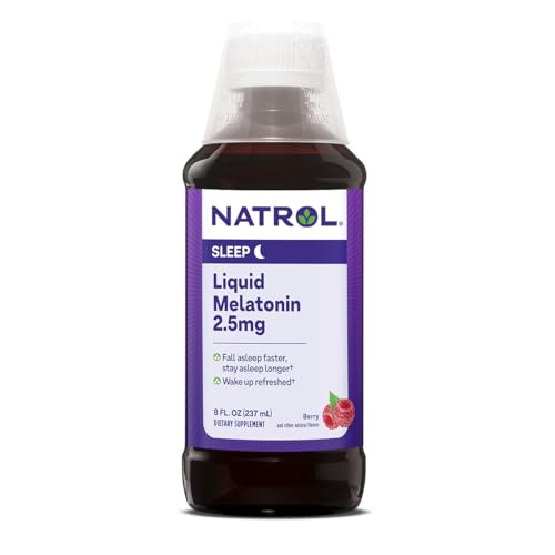 Liquid Melatonin | Berry Flavor, 2.5mg, 8 Fl Oz, 23 Day Supply