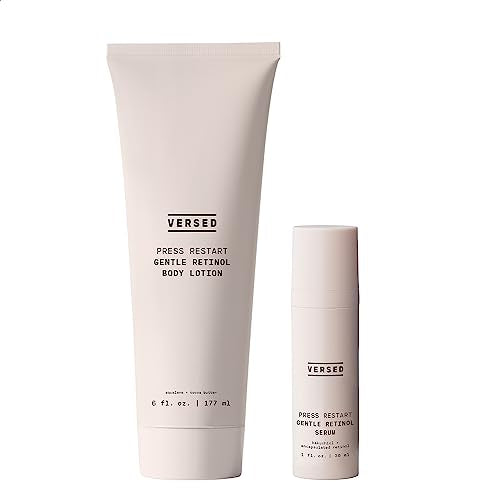 Skin Care Set | Retinol Body Lotion & Facial Serum for Sensitive Skin