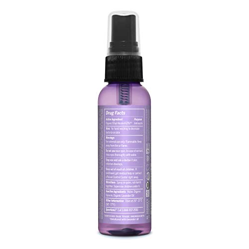 Hand Sanitizer Spray | Lavender, 2 oz, Moisturizes & Cleanses