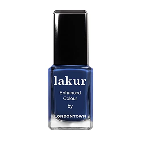 Nail Polish | Vintage Denim Blue, Vegan, Chip-Resistant, 0.4 fl oz