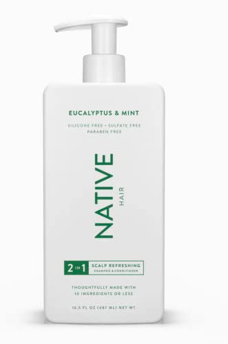 2-in-1 Shampoo & Conditioner | Scalp Refreshing, Sulfate Free, 16.5 oz