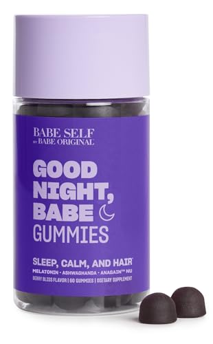 Sleep Aid Gummies | Melatonin, Ashwagandha, L-Theanine, Berry Bliss - 60 Count