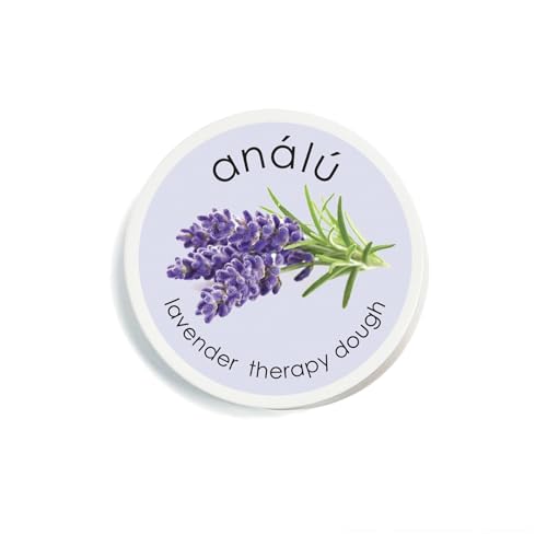 Analu (Lavender) Therapy Dough - Handmade Natural Plant Based Dough for Calming, Relaxation and Aromatherapy (Pack of 1) (Lavender)