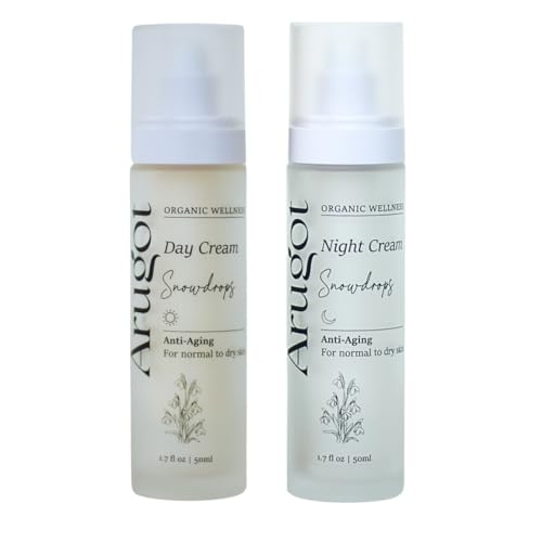 Anti-Aging Day & Night Cream Bundle | Revitalizing, Collagen Boosting - 50 ml Each