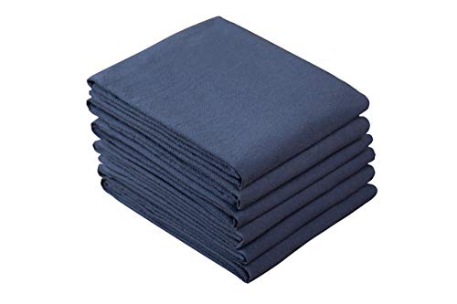 Dish Towels | 100% Cotton, Set of 6, Low Lint, Absorbent, 28 in x 29 in