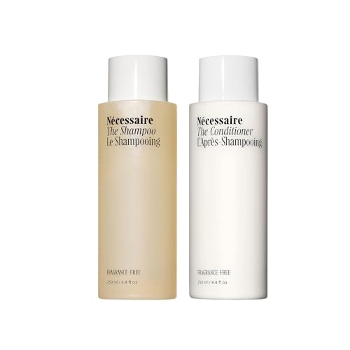 Shampoo & Conditioner Set | 2 Full-Size, Fragrance-Free, Hyaluronic Acid & Vitamin B Complex