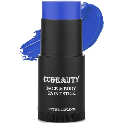 Body Paint Stick | Dark Blue, Cream Formula, Ideal for Sports and Costumes