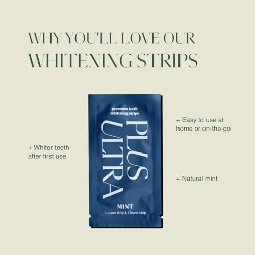 Teeth Whitening Strips | Eco-Friendly, 28 Strips for 14-Day Treatment