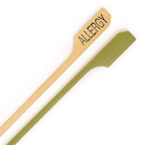 Bamboo Skewers | Food Allergy Marking, 4.7", 1,000 Pieces