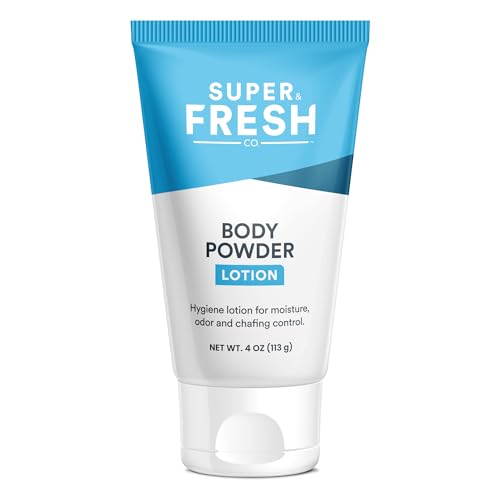 Body Powder Lotion | Talc Free, Anti-Chafing, Deodorizing - 4 fl oz.