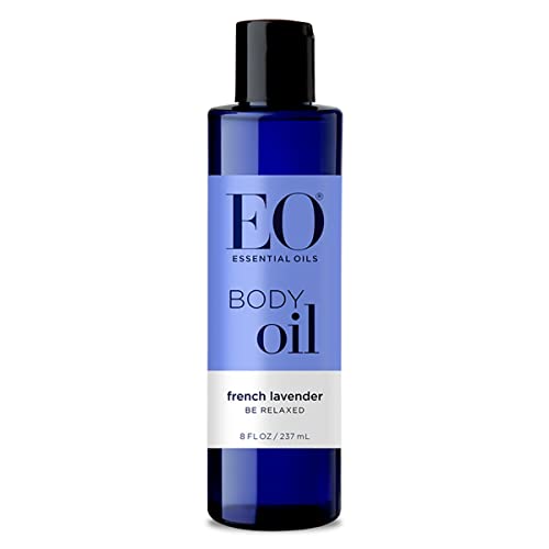 Body Oil | Massage and Moisturize, French Lavender, 8 Ounce