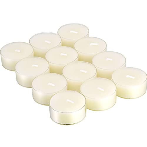 Tealight Candles | Natural Beeswax, 12 Pack, Smokeless, Clean Burning