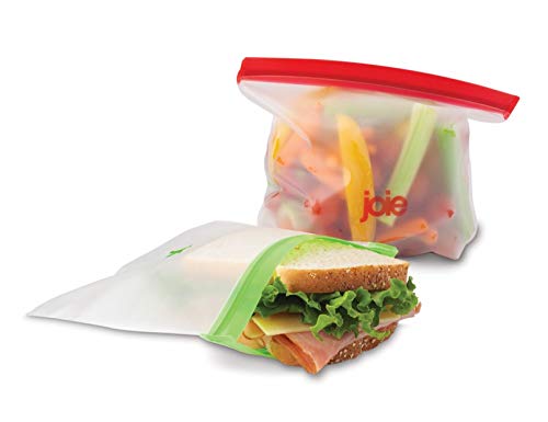 Food Storage Bags | Reusable, BPA Free, 8.75” x 7”, 6 Pack