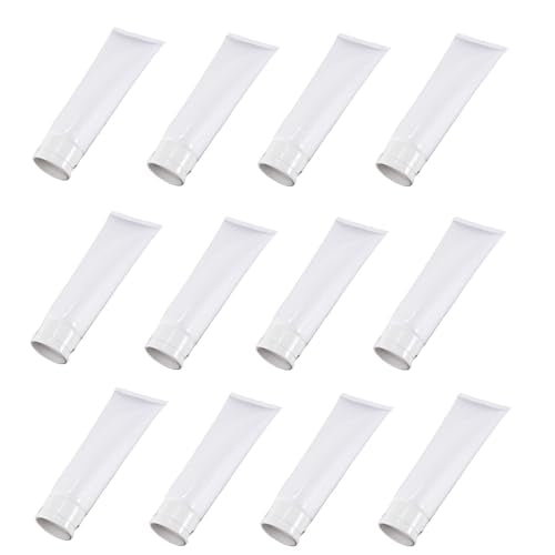 Cosmetic Container | 12 Pack, Refillable Soft Tube Bottles, Leakproof