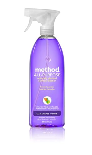 All-Purpose Cleaner Spray | Plant-Based and Biodegradable, French Lavender, 28 Fl Oz, Pack of 8