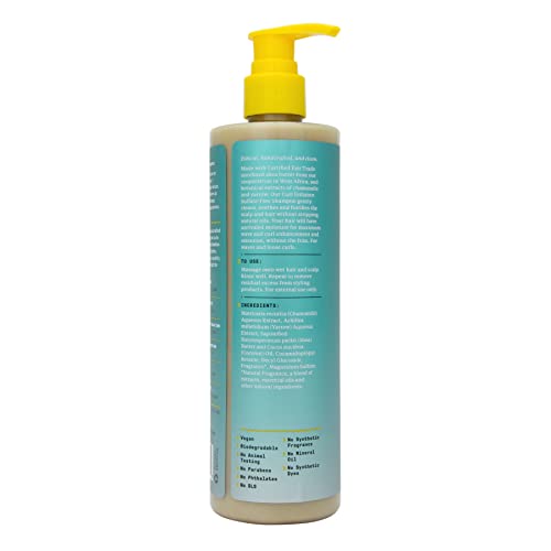 Curl Enhancing Shampoo | For Kinky Curly Hair, No Sulfates, With Shea Butter, Essential Oils, Chamomile, Yarrow, 12 Fl Oz