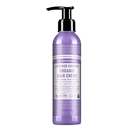 Hair Crème | Lavender Coconut, 6 Ounce, Leave-In Conditioner, Nourishes Scalp