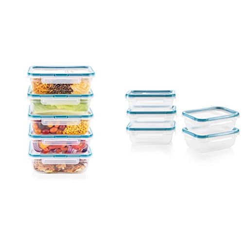 Food Storage Containers | 10-Pc Set, Includes Lids, 3-Cup Rectangle