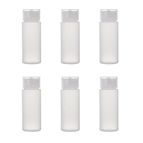 Travel Squeeze Bottle Set | 50ml (1.7 oz), Pack of 6 with Labels