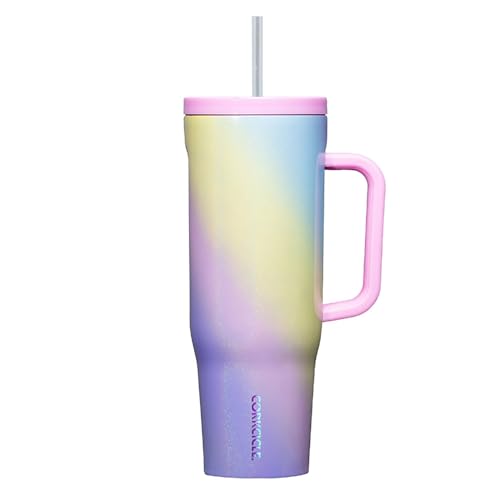 Insulated Tumbler | Rainbow Unicorn, 40 oz, Keeps Beverages Cold for 20 Hrs, Hot for 9 Hrs