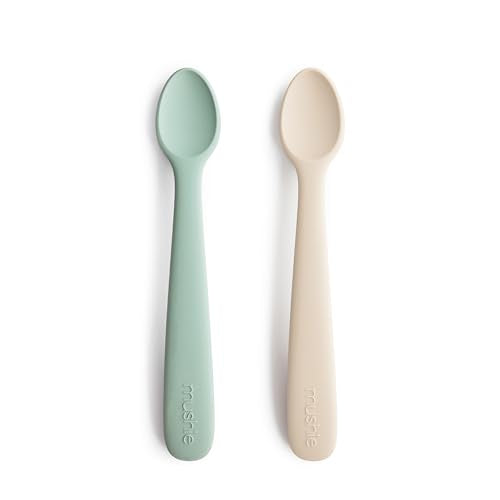 Baby Feeding Spoons | 2 Pack, Silicone Material