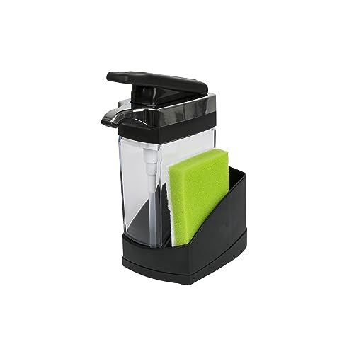 Dish Cleaning Caddy | 2-in-1 Soap and Sponge Holder, Ergonomic Design, Easy to Refill