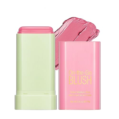 Blush Stick | On-the-Go, Waterproof, 2-in-1 Cheek and Lip Tint, Shy Pink