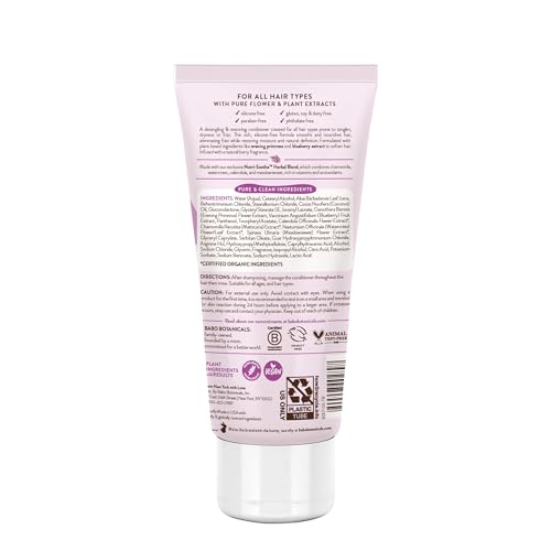 Smoothing Conditioner | With Evening Primrose Oil, Coconut Oil and Provitamin B5, For Babies, Kids and Adults with Tangly or Unruly Hair, Vegan