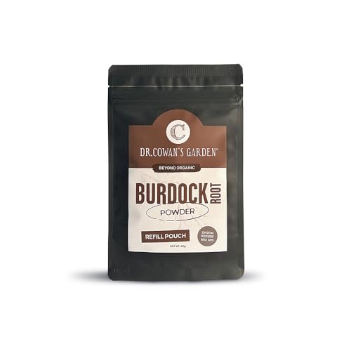 Burdock Root Powder | Organic, Refill Pouch, Grown in the USA