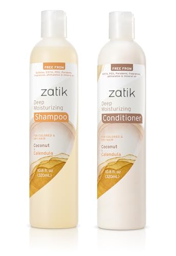 Shampoo & Conditioner Set | Deep Moisturizing, 10.8 fl oz Each, pH Balanced