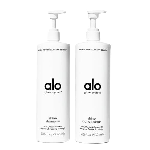 Shampoo & Conditioner Set | Lasting Moisture, Glossy Finish, 1 L