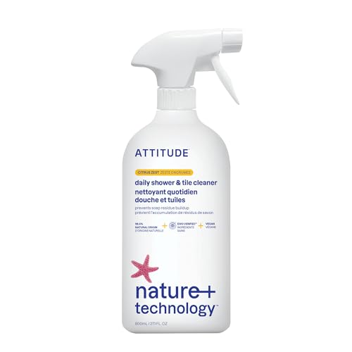 Bathroom Cleaner | EWG Verified, Plant-Based, Citrus Zest, 27.1 Fl Oz