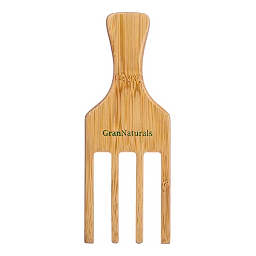 Hair Pick Comb | Wide Tooth, Eco-Friendly Wood