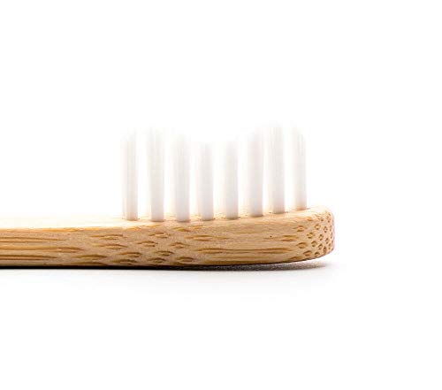 The Humble Co. Bamboo Toothbrush, Adult Soft White, 1 Count (Pack of 6)