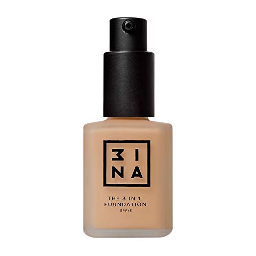 Foundation | 3-in-1 Formula, Vegan, Medium Coverage, 1.01 oz