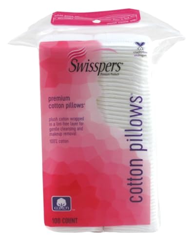 Cotton Pads | Plush, 100 Count, Rectangular, 3 Pack