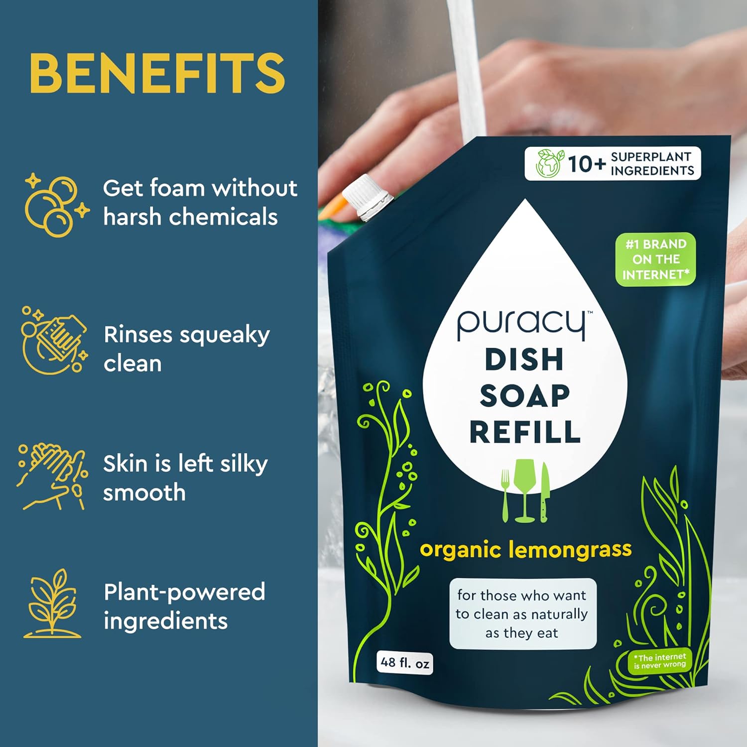Natural Dish Soap Refill