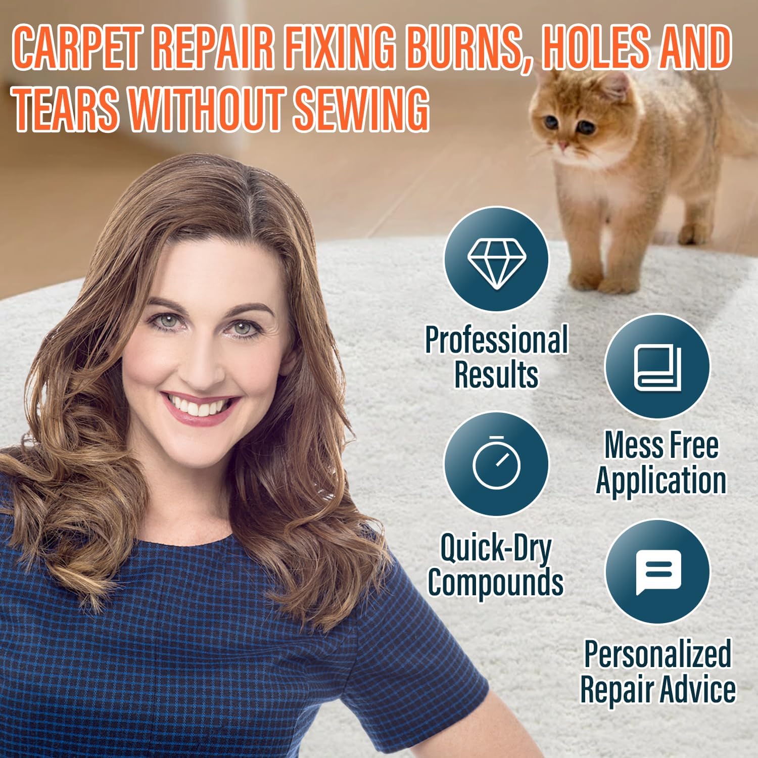 Carpet Repair Kit | Easy to Use, All-in-One Solution