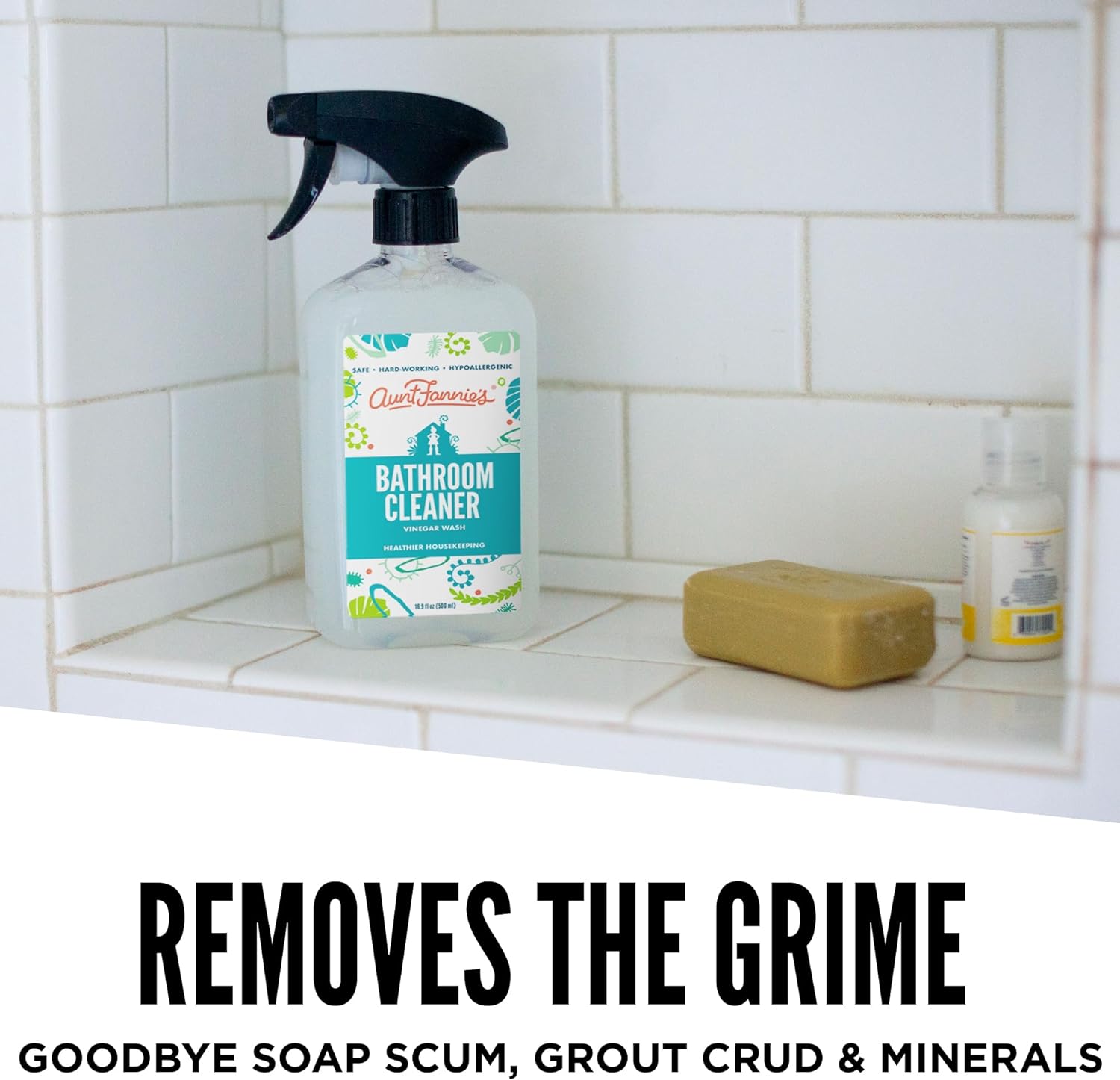 Bathroom Cleaner | Natural Vinegar Formula, Streak-Free Shine