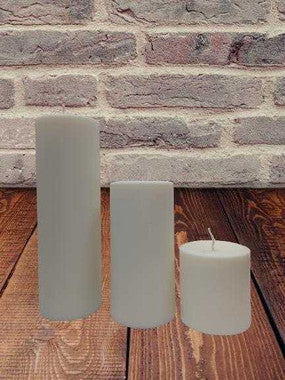 Pillar Candle | All Natural Soy Wax, Off White, 3"x6", 12 oz. - 12